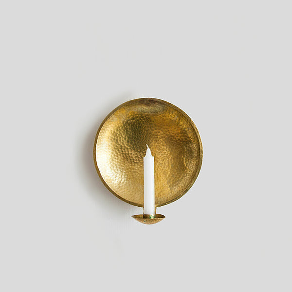 Brass Wall Candle Holder 29cm