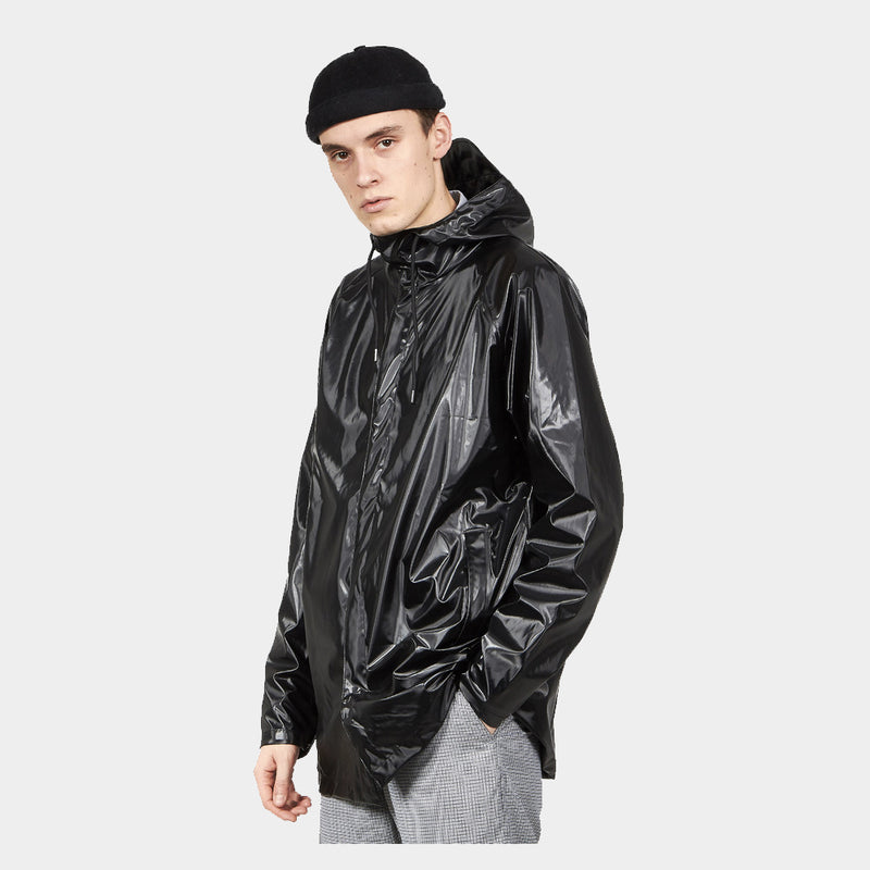 Rains Unisex Jacket Shiny Black