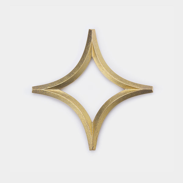 Brass Trivet Star